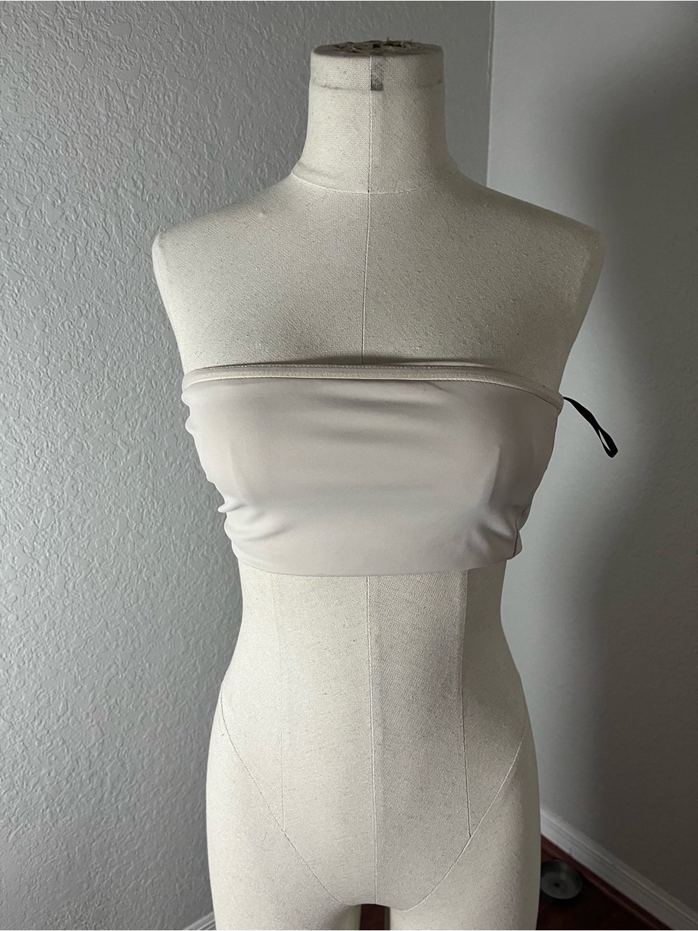 Forever 21 Beige Strapless Bandeau Top